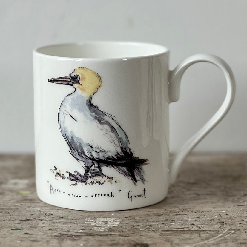 Bird mugs by Madeleine Floyd