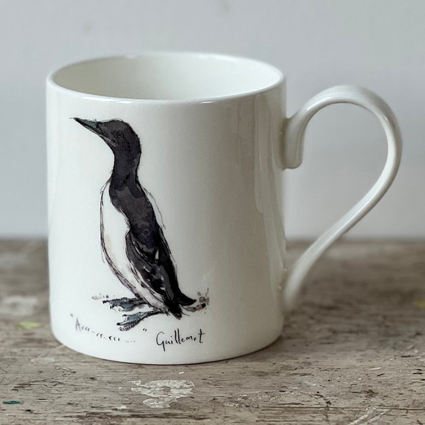 Bird mugs by Madeleine Floyd