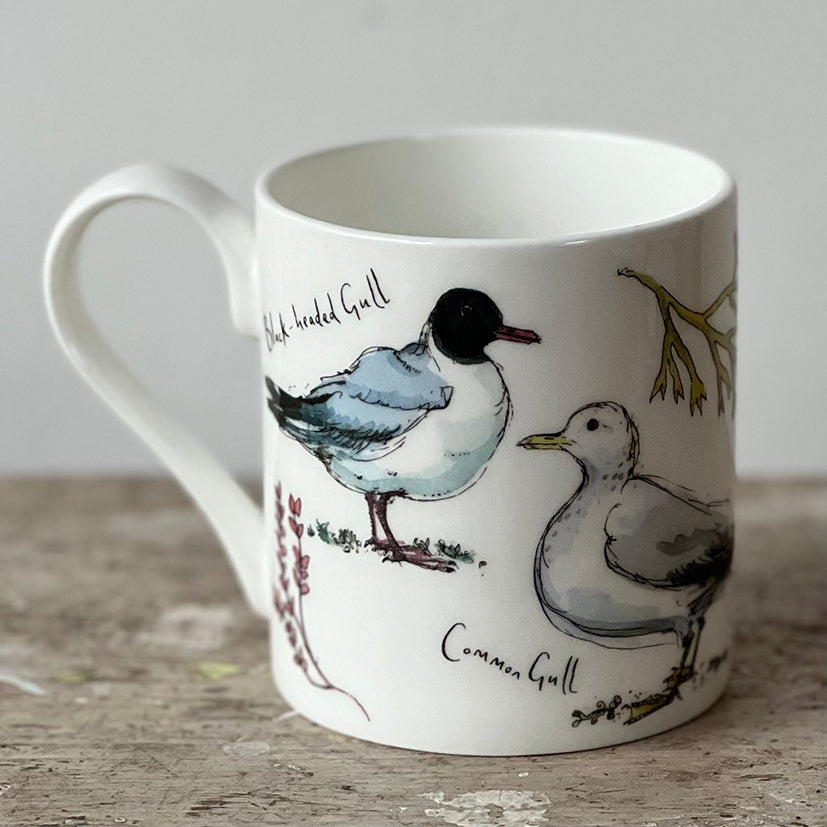 Bird mugs by Madeleine Floyd