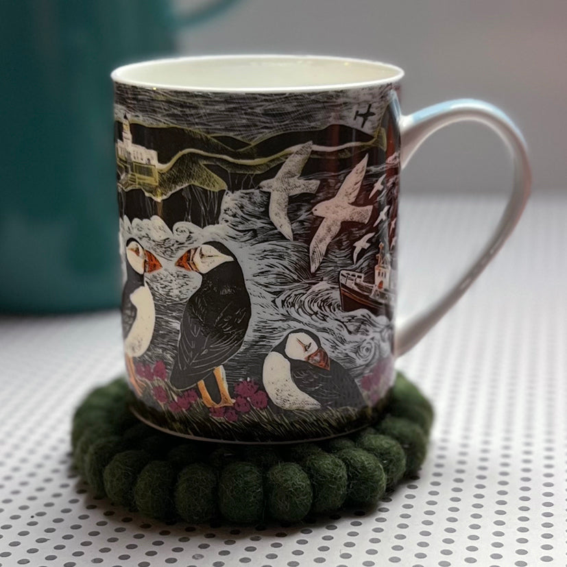 Angela Harding Fairisle Mug