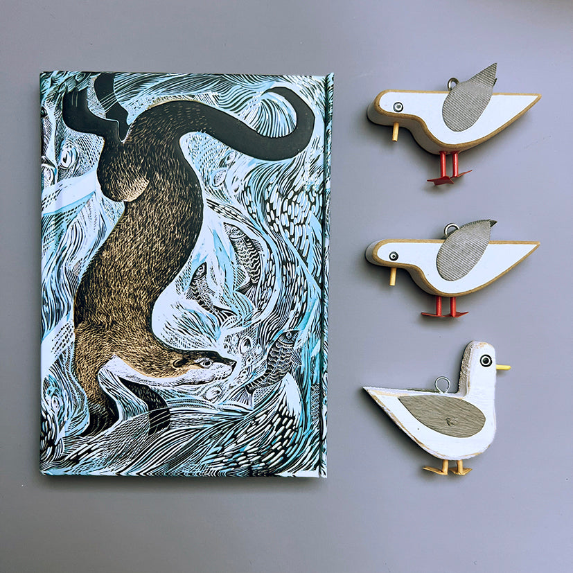 Angela Harding otter notebook