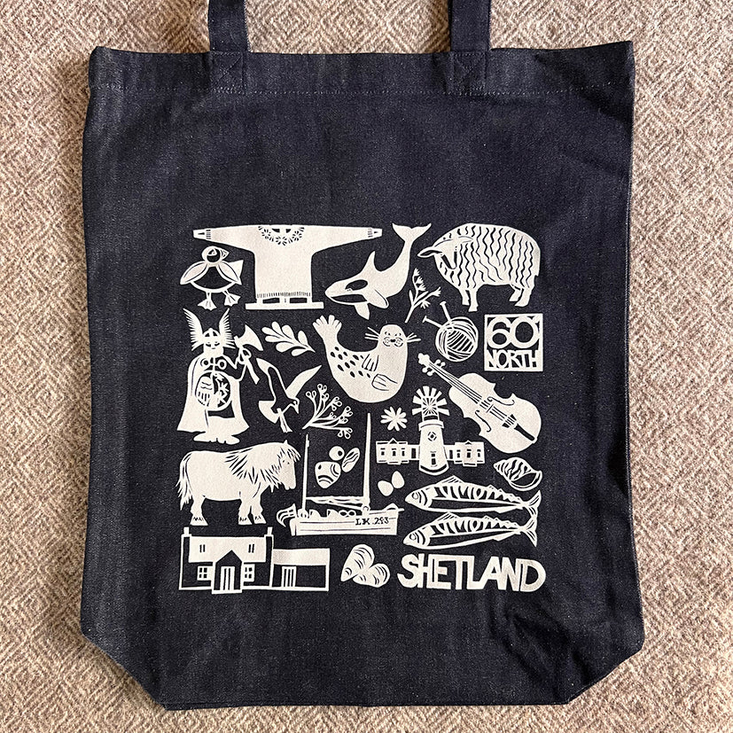 Shetland denim bag