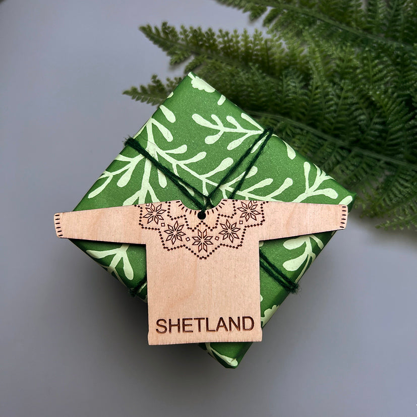 Shetland Fairisle Jumper Decoration
