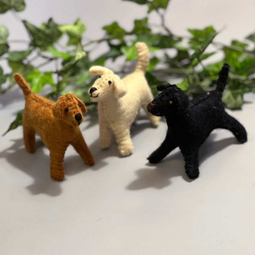 Felt dogs