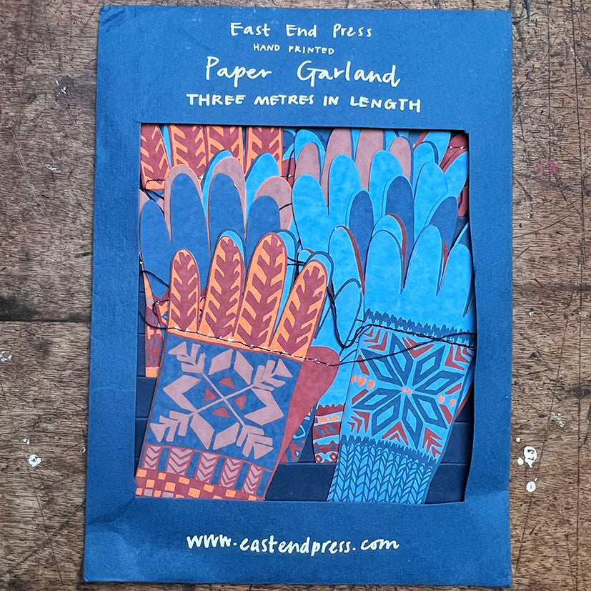 Fair Isle glove bunting