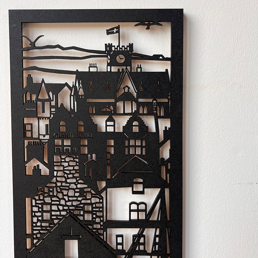 Lerwick Waterfront silohette