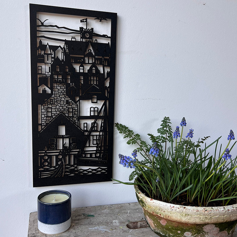 Lerwick Waterfront silohette