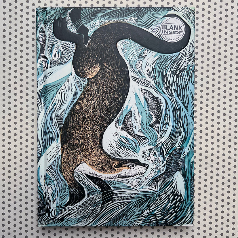 Angela Harding otter notebook