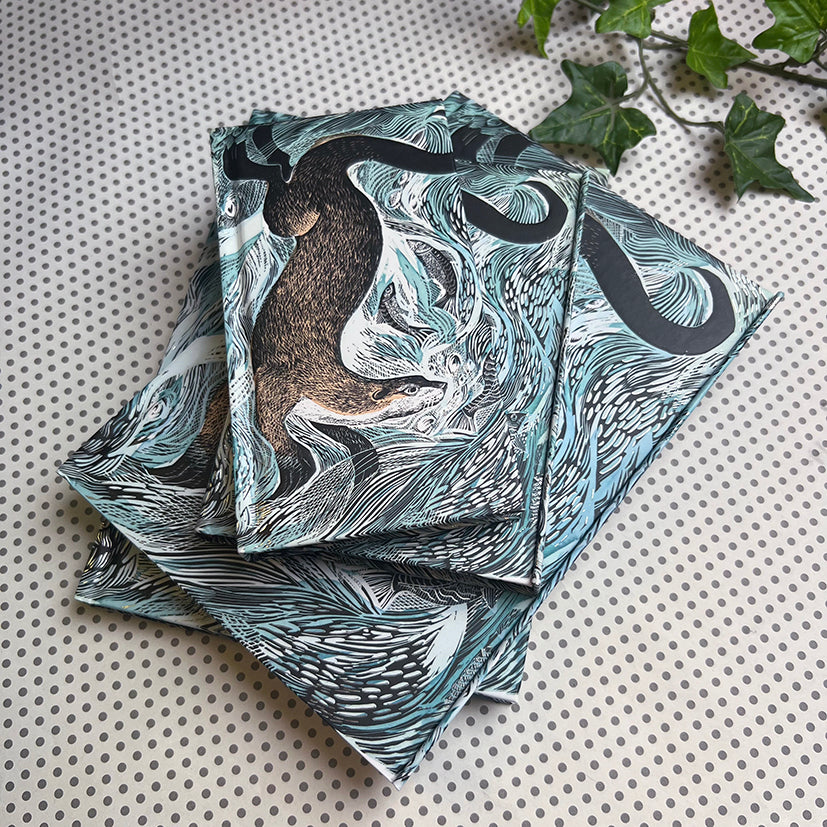 Angela Harding otter notebook