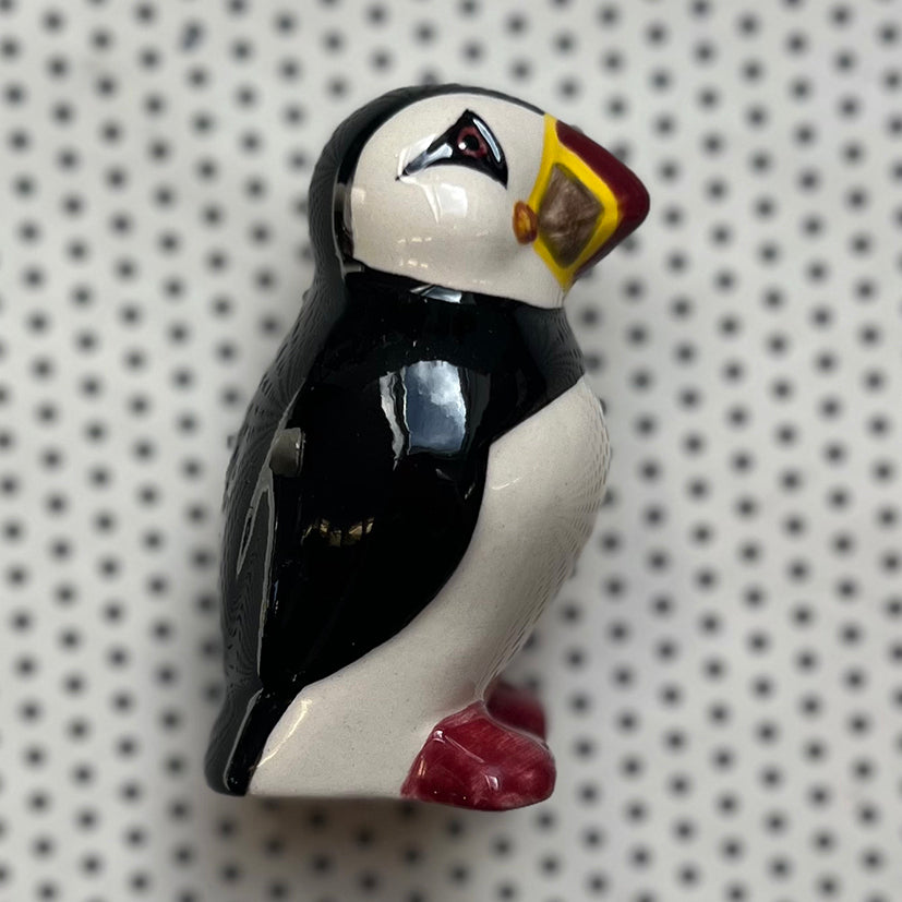 Ceramic Puffin Ornament