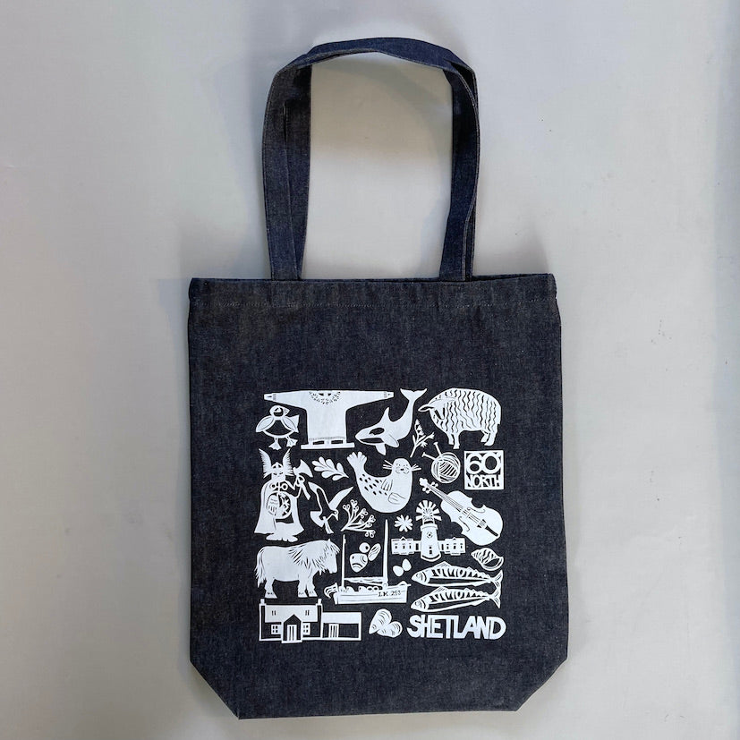 Shetland denim bag