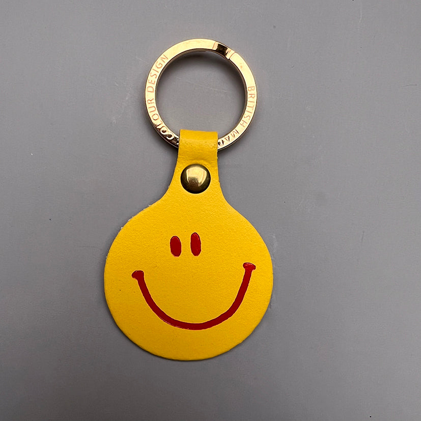 Smiley face key fob