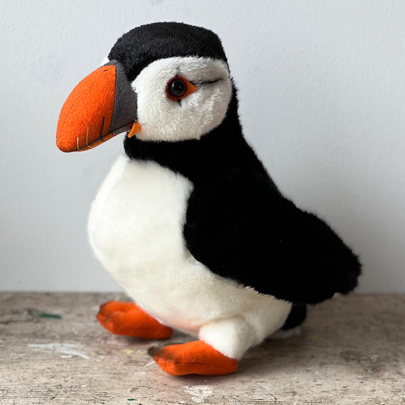 Cuddly soft puffin