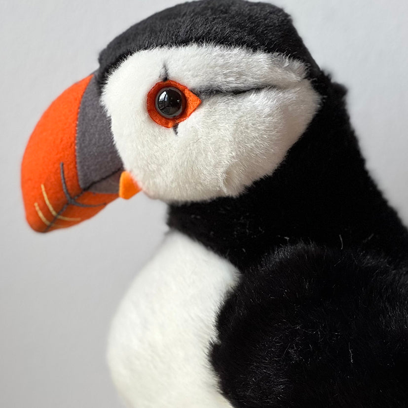 Cuddly soft puffin