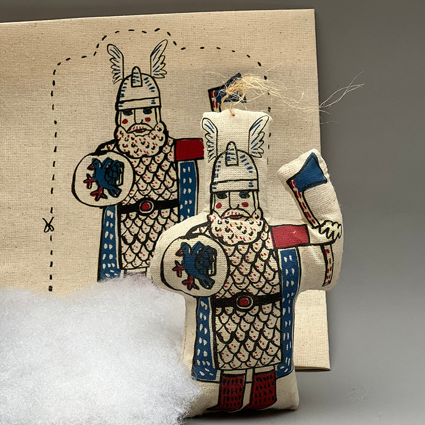 Kit for making sheep or viking decoration
