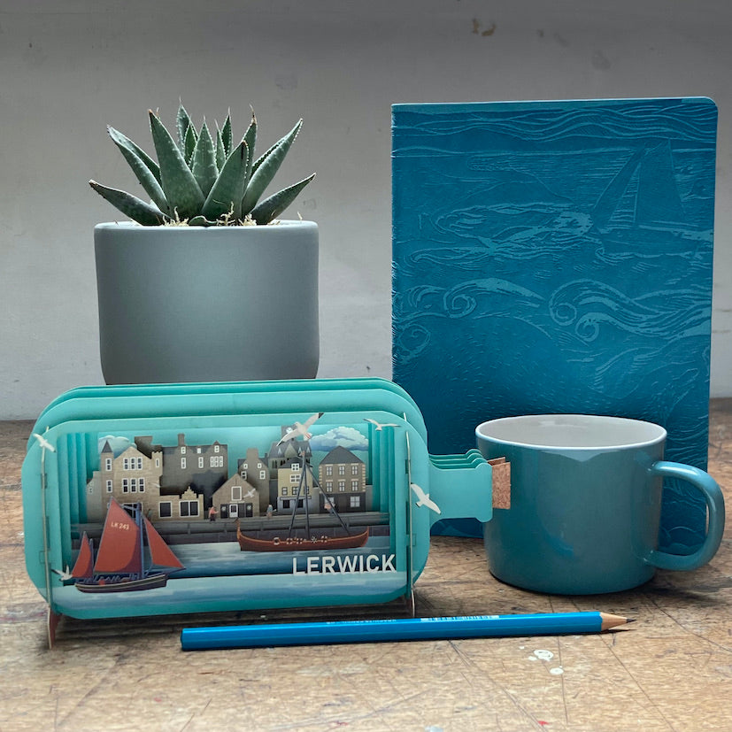 Lerwick Waterfront Card