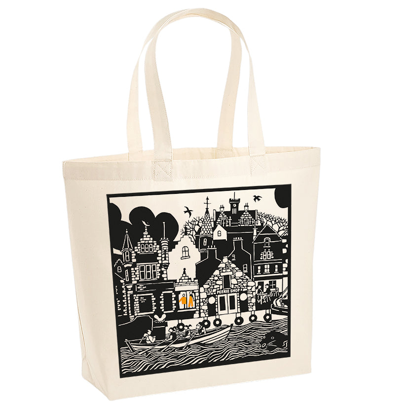 Lerwick Waterfront Cotton Bag
