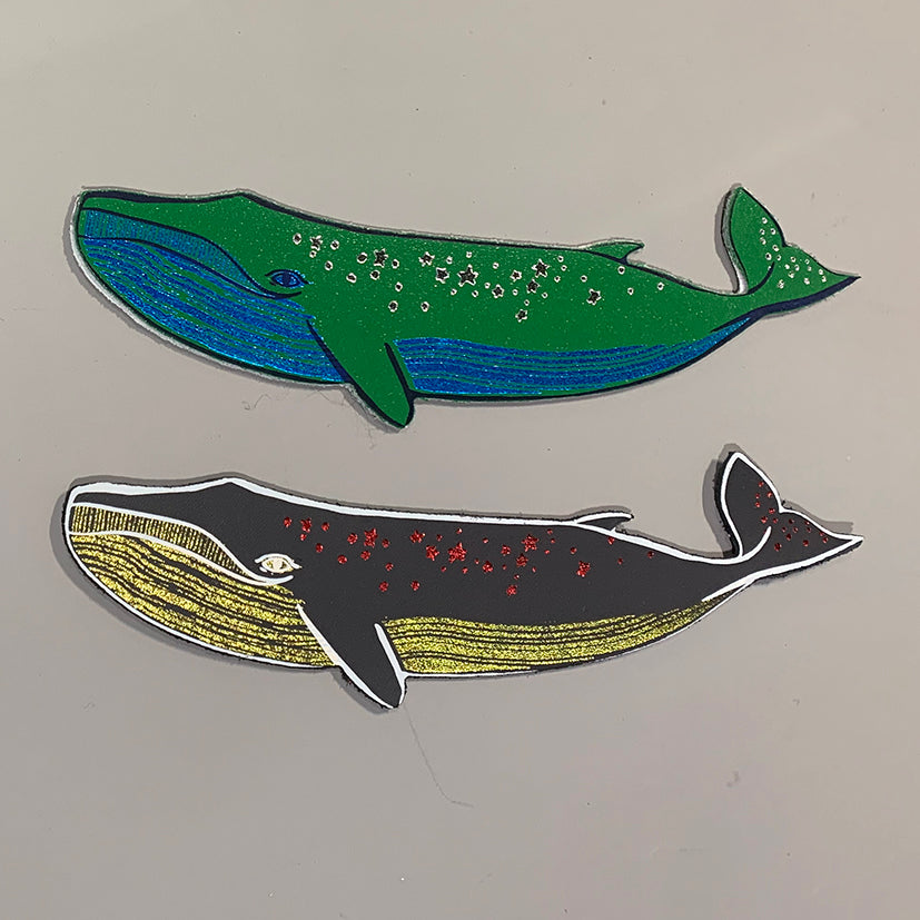 Whale bookmark