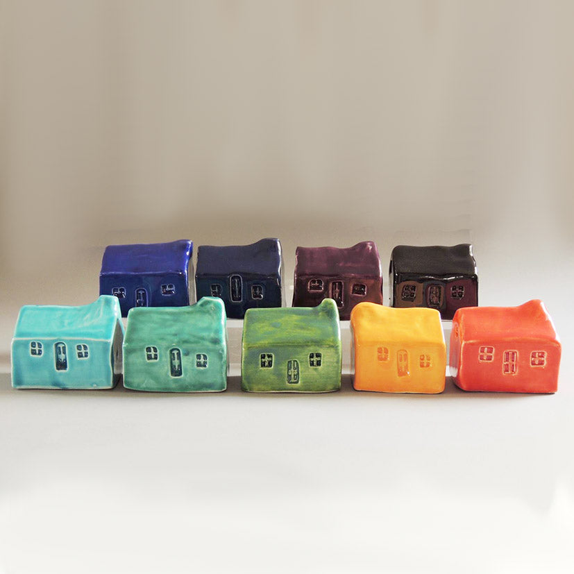 handmade ceramic croft houses