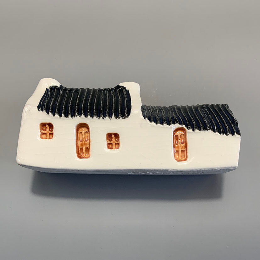 Handmade ceramic shetland croft houses