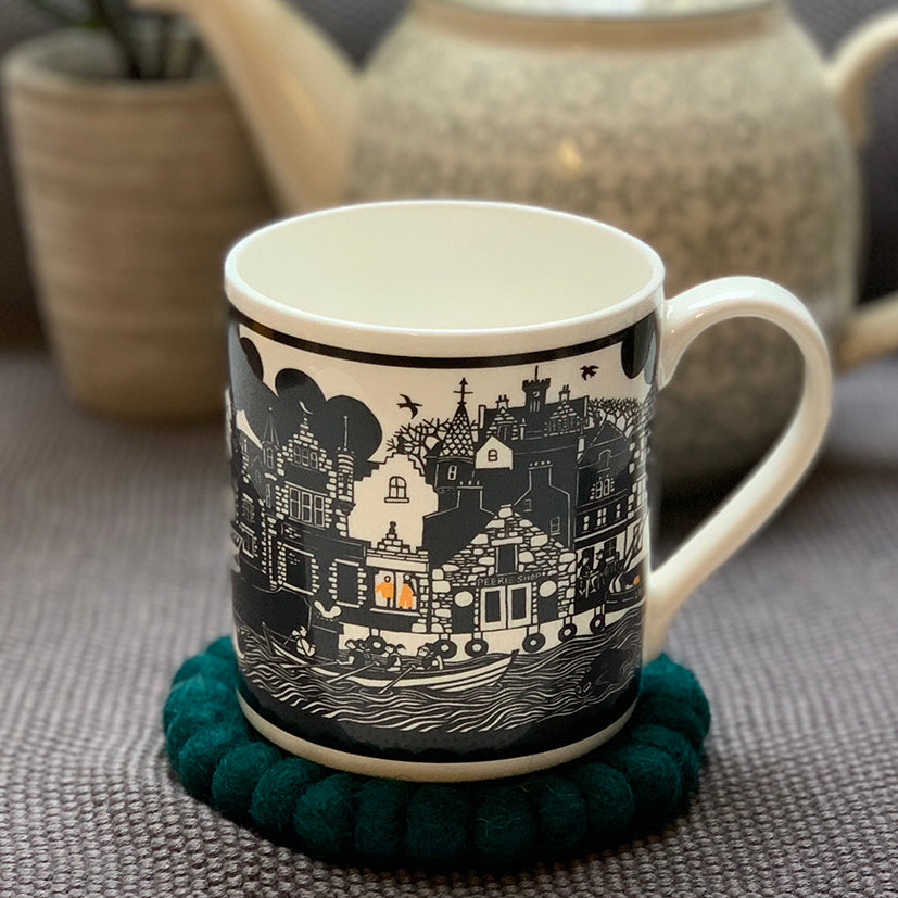 Lerwick waterfront mug