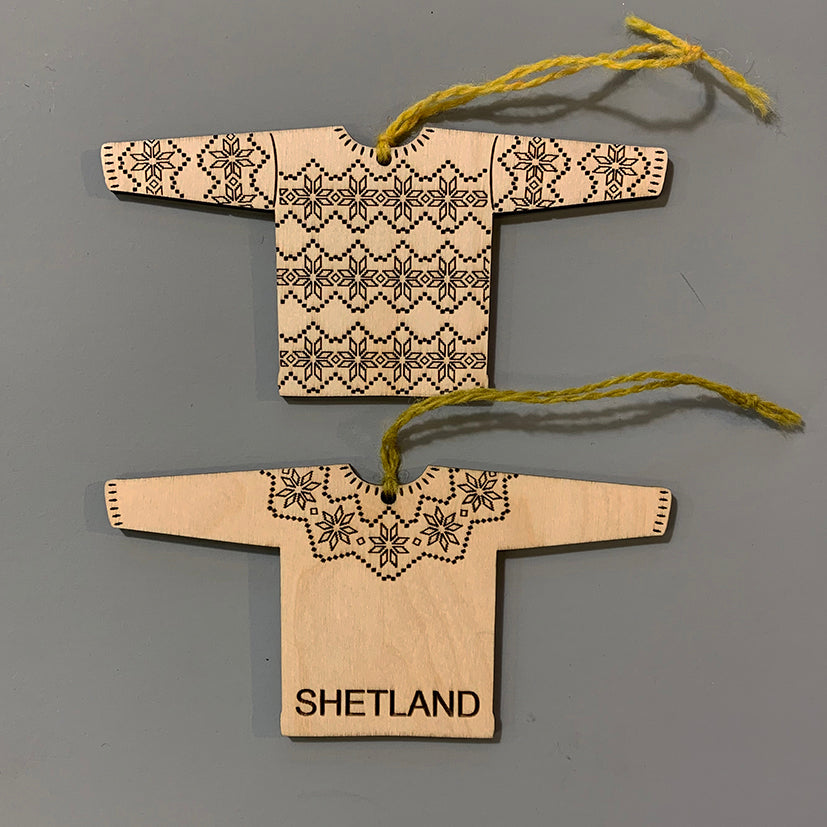 Shetland Fairisle Jumper Decoration