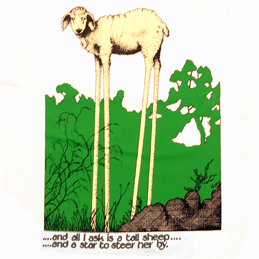 'Tall Sheep and a star' T-Shirt by Simon Drew