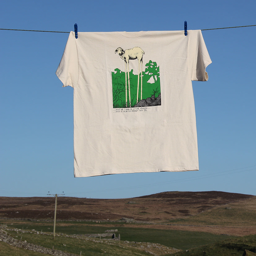 'Tall Sheep and a star' T-Shirt by Simon Drew
