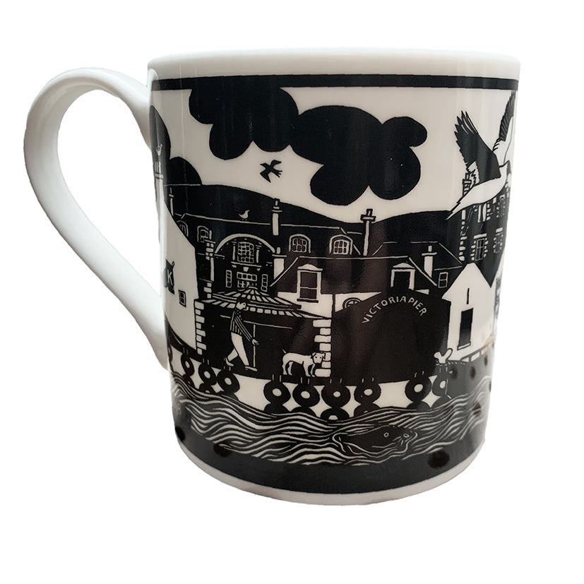 Lerwick waterfront mug