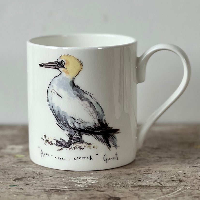 Puffin mugs by Madeleine Floyd