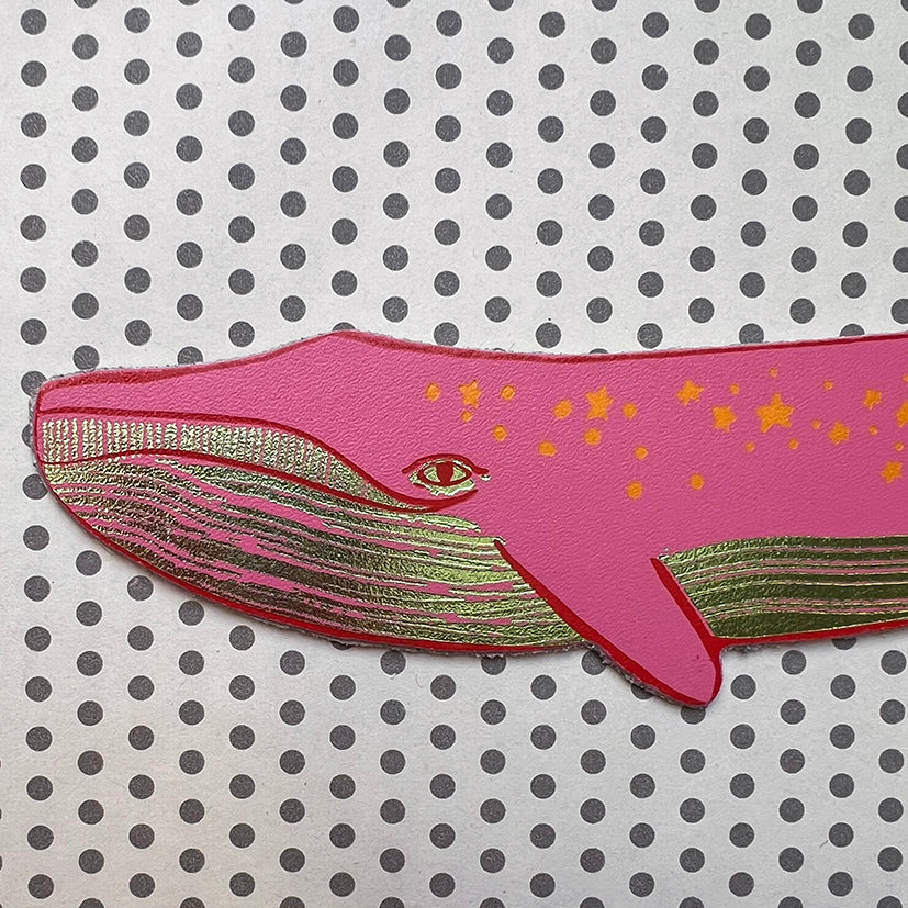 Whale bookmark
