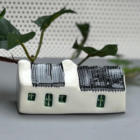 Handmade ceramic shetland croft houses