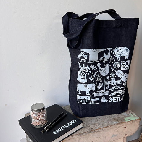 Shetland denim bag