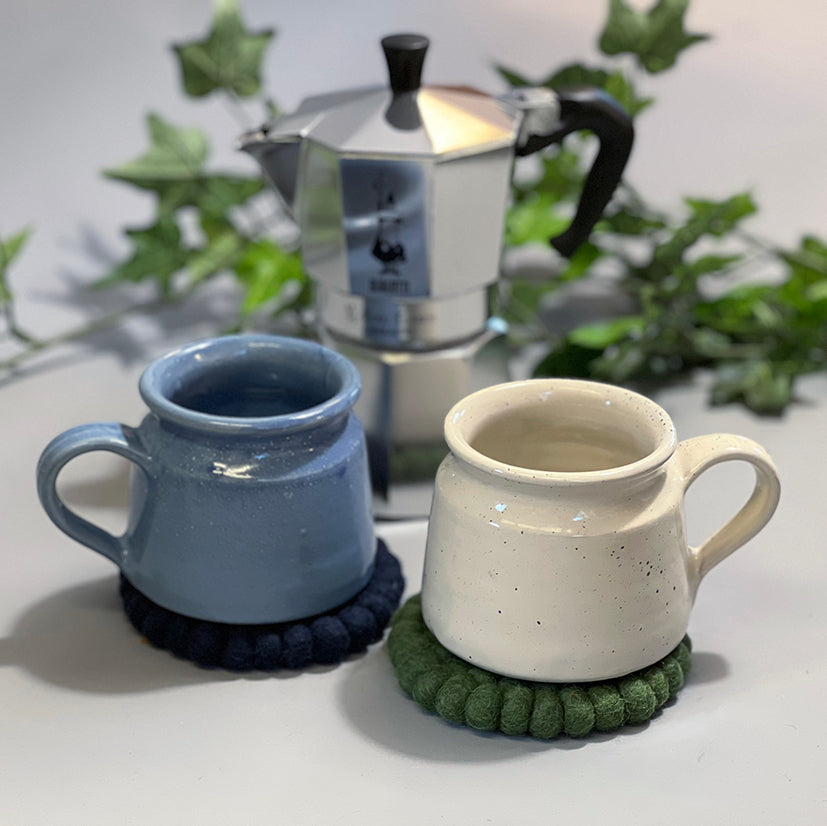 Fair Trade hand thrown Mugs
