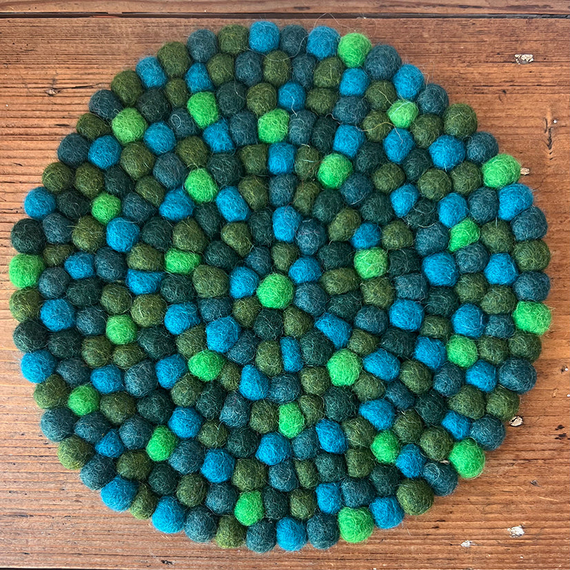 Handmade Peerie Shop Felt Trivets