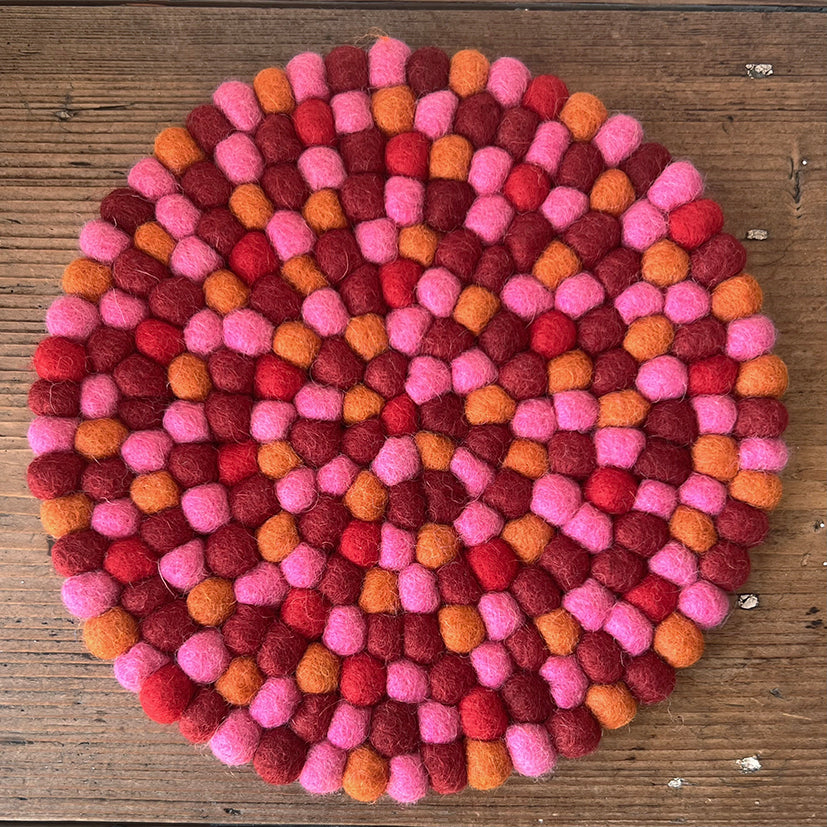 Handmade Peerie Shop Felt Trivets