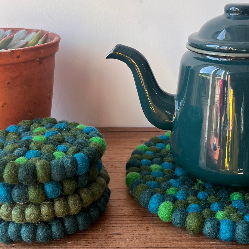 Handmade Peerie Shop Felt Trivets