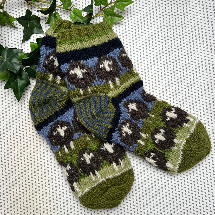 Fairtrade Hand-Knitted sheep socks