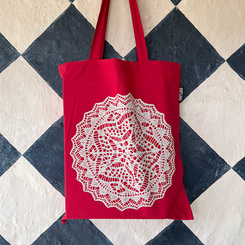 Shetland lace bag