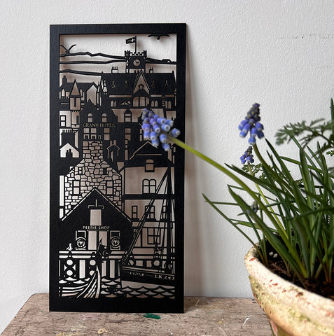 Lerwick Waterfront silohette small