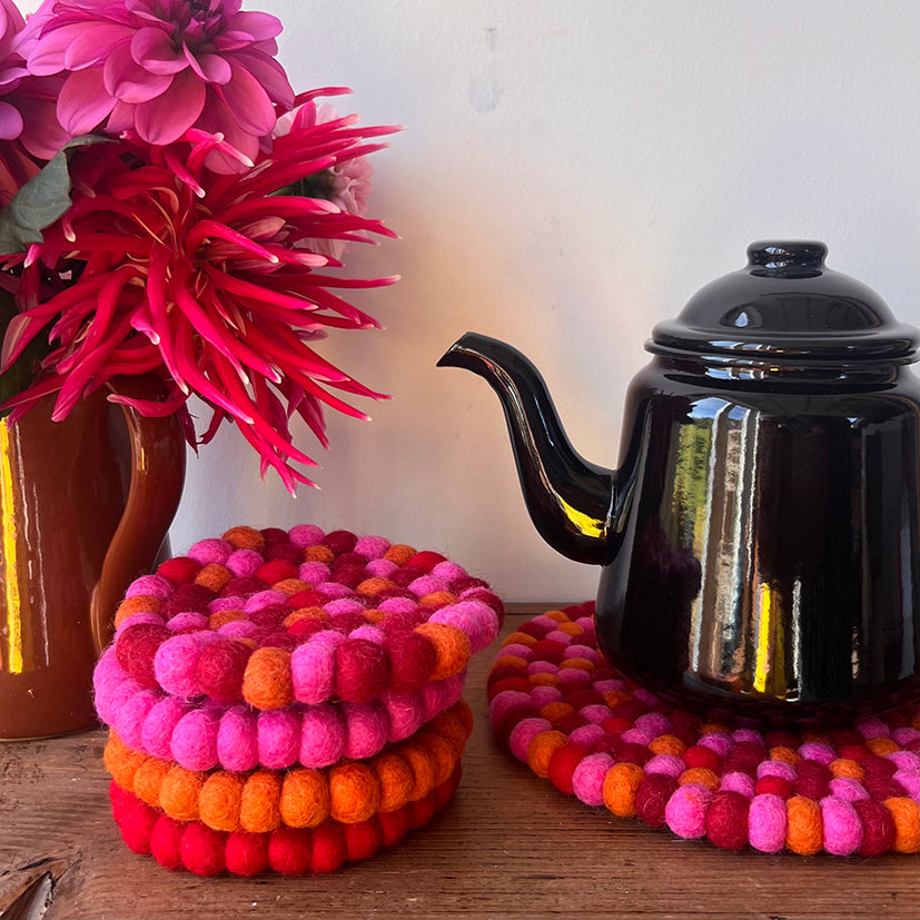 Handmade Peerie Shop Felt Trivets