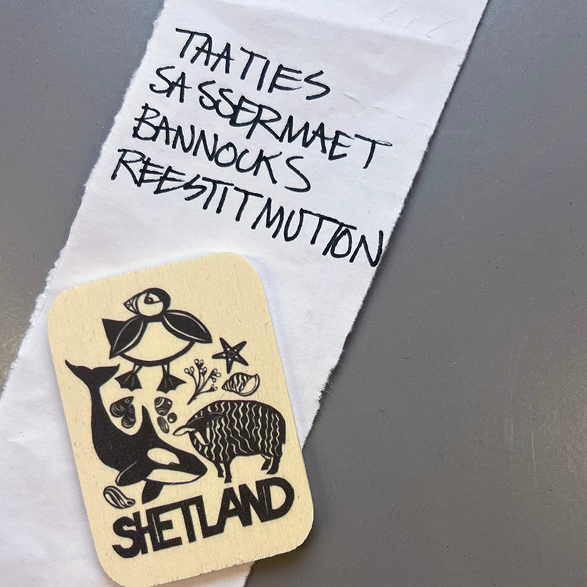 Shetland Fridge Magnet