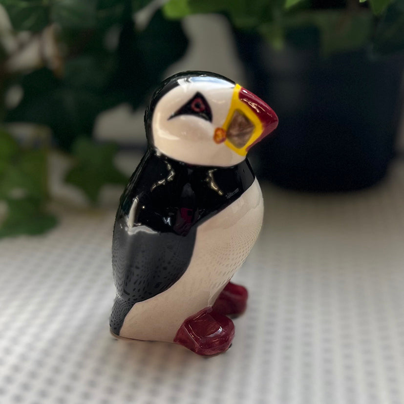 Ceramic Puffin Ornament