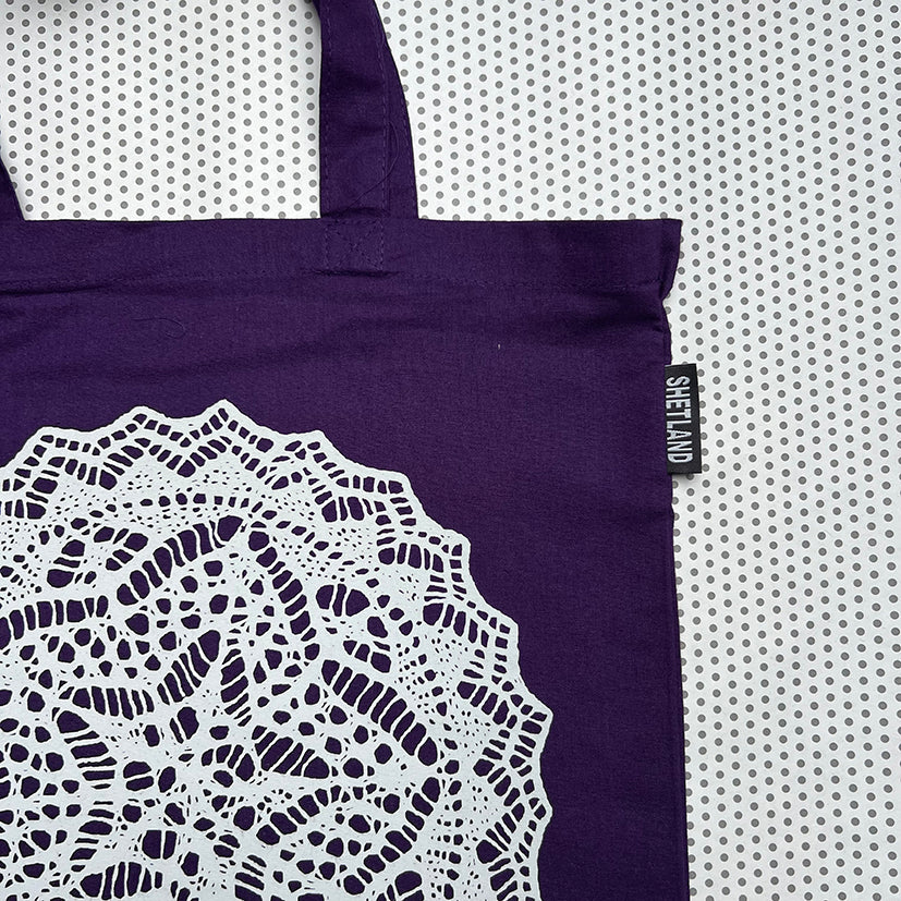 Shetland lace bag