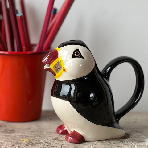 Ceramic Puffin Jug
