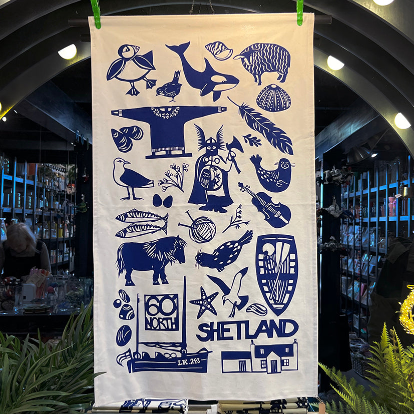 Shetland  tea towel