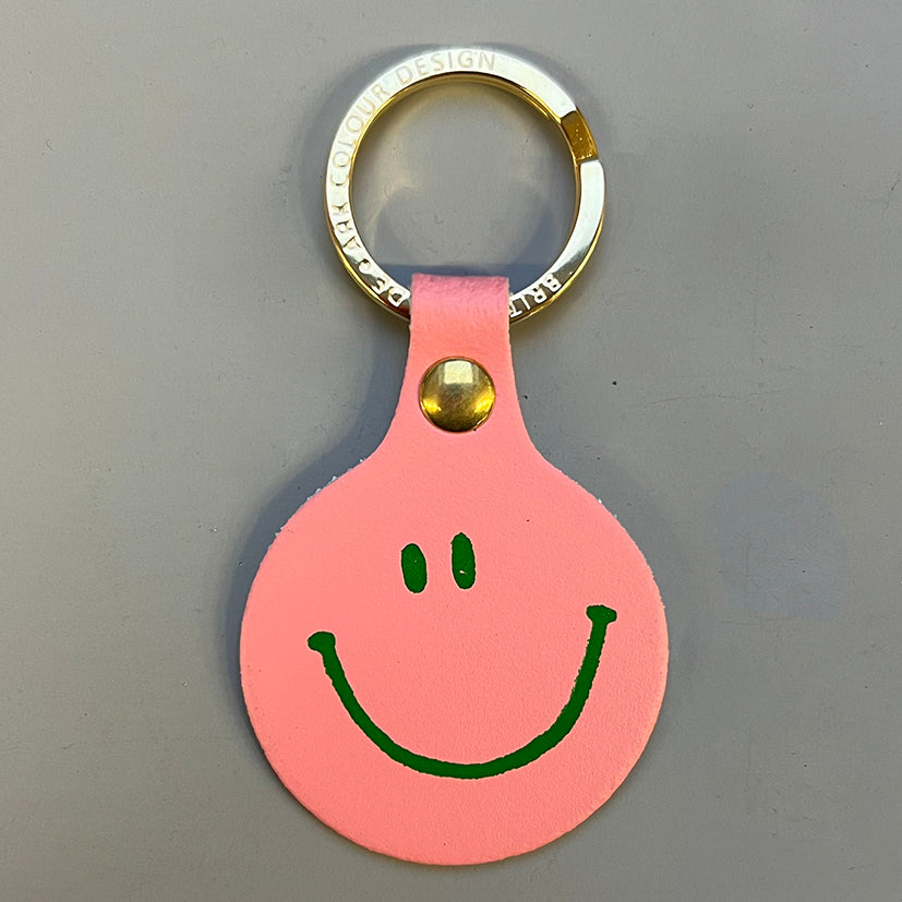 Smiley face key fob