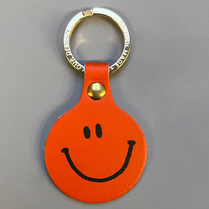 Smiley face key fob