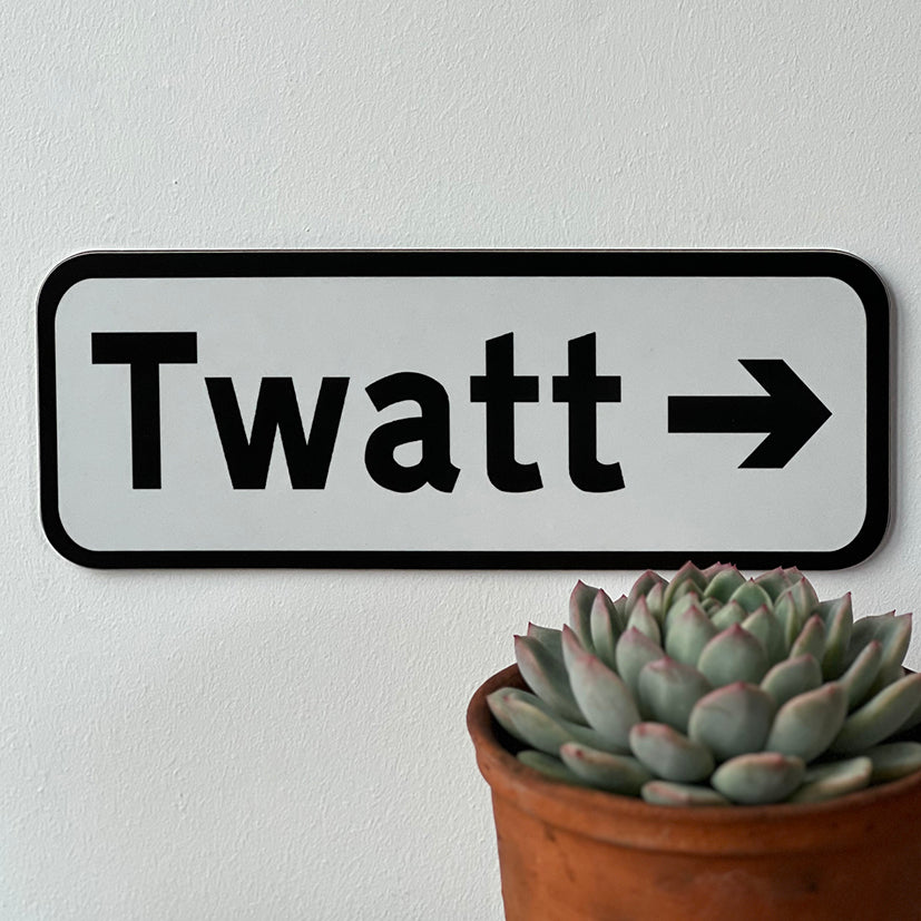 Twatt Road Sign