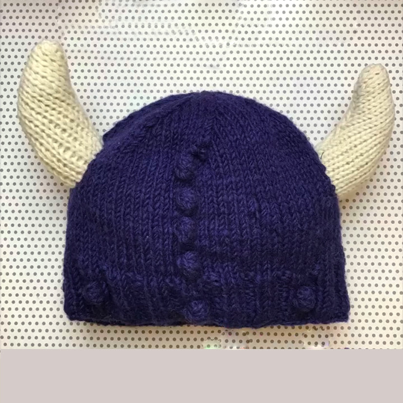 Knitted Viking Hat